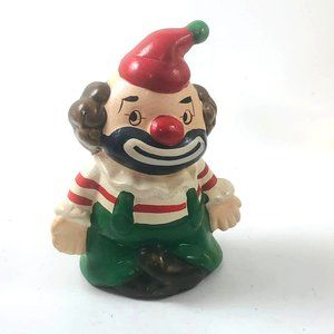 Vintage Enesco Giftware Ceramic Clown Sri Lanka 3"